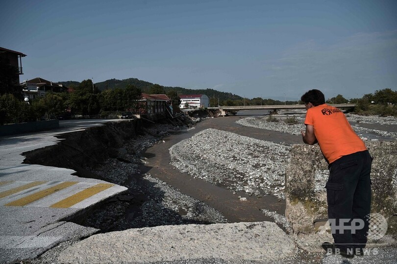 地中海のハリケーン「メディケーン」、ギリシャ襲う 3人死亡