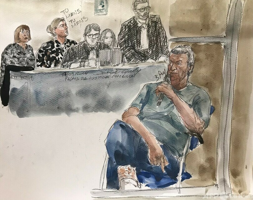 「私はレイプ犯」 妻を72人に性的暴行させた男、許し請う