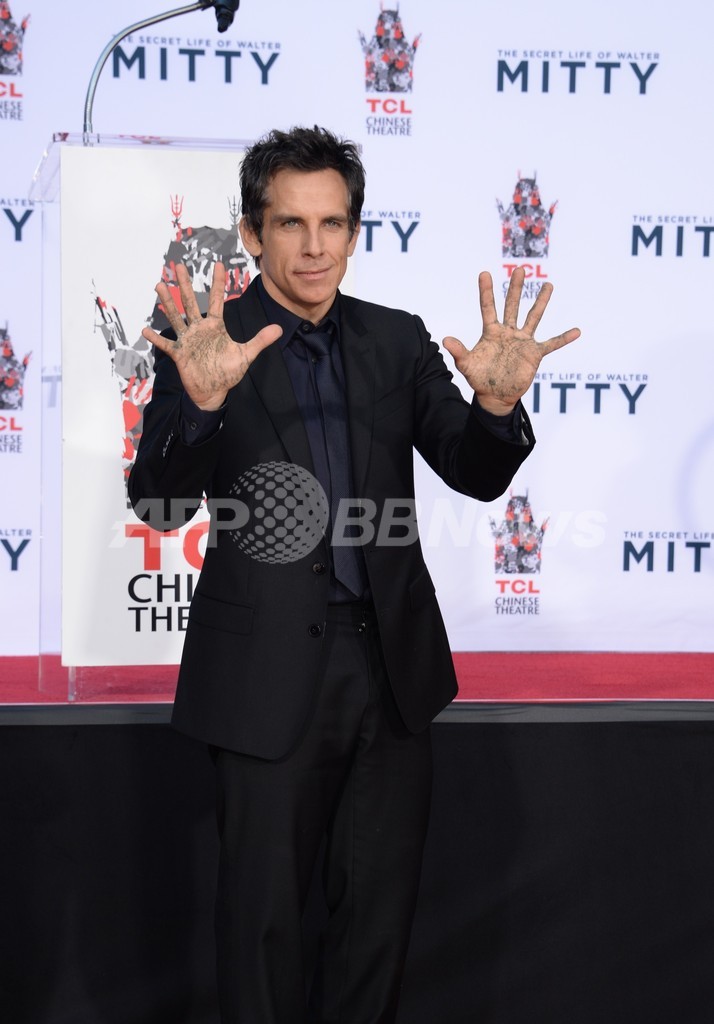 ベン・スティラー、ハリウッドに手形残す