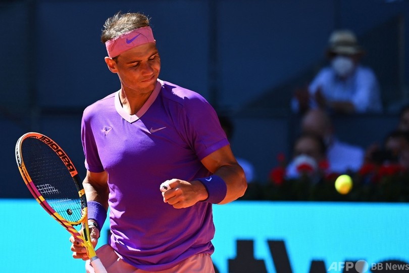 ナダルがマドリードOP8強、メドベージェフとチチパス敗退 