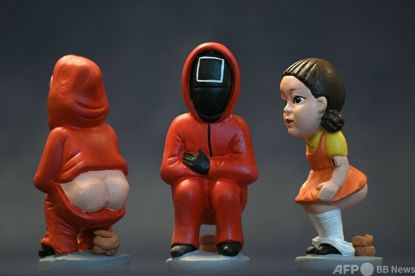 イカゲームのキャラも登場 カタルーニャ伝統の 排便人形 写真12枚 国際ニュース Afpbb News