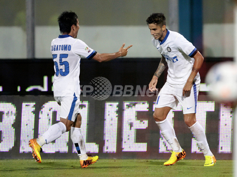 インテルが快勝、長友2試合連続ゴール 写真7枚 国際ニュース：AFPBB News
