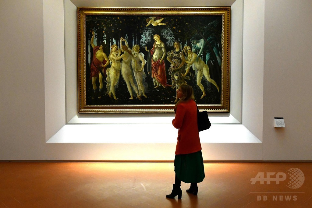 ボッティチェリの名画、美術館改修でゆったり鑑賞 伊 写真14枚