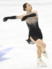 23-24フィギュアスケートグランプリ（GP）シリーズ第5戦、エスポー・グランプリ、女子シングル・フリースケーティング（FS）。演技に臨む坂本花織（2023年11月18日撮影）。(c)Heikki Saukkomaa / Lehtikuva / AFP