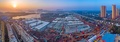 施工現場全景（2020年1月31日撮影）。(c)CNS/王騰