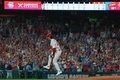 23MLB、フィラデルフィア・フィリーズ対ワシントン・ナショナルズ。ノーヒットノーランを達成して喜ぶフィラデルフィア・フィリーズのマイケル・ローレンゼン（2023年8月9日撮影）。(c)Mitchell Leff/Getty Images/AFP