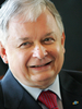 ポーランドのレフ・カチンスキ（Lech Kaczynski）大統領（2008年3月25日撮影）。(c)AFP/ATTILA KISBENEDEK