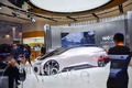 蔚来汽車（NIO）の無人運転EVコンセプトカー「EVE」（2019年1月10日撮影）。(c)CNS/駱雲飛