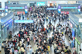 中国メーデー連休 省を跨ぐ移動は14億人超の見込み