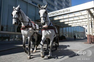 新型コロナで役割変更、ウィーン名物の馬車が高齢者への食事配達で活躍