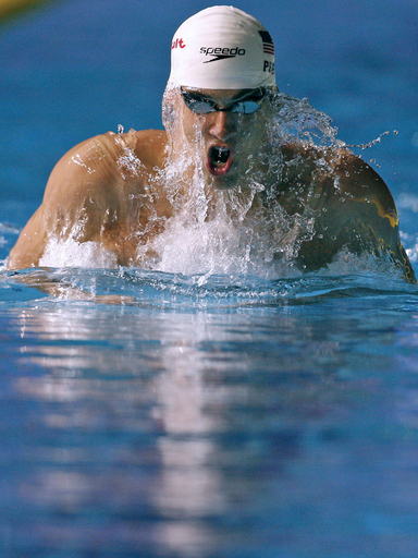 ＜第12回世界水泳選手権＞競泳、フェルプス 予選トップで男子200メートル個人メドレー準決勝へ - オーストラリア
