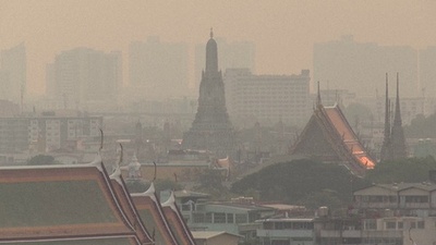 動画:バンコク、大気汚染悪化で在宅勤務要請