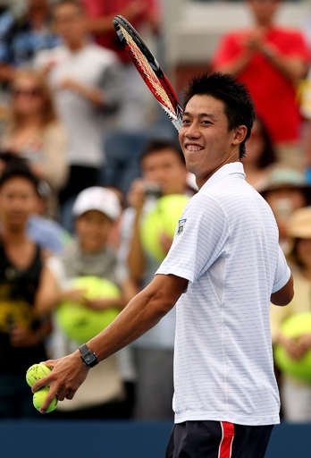 錦織が快勝！4回戦でラオニッチと再戦 全米オープン