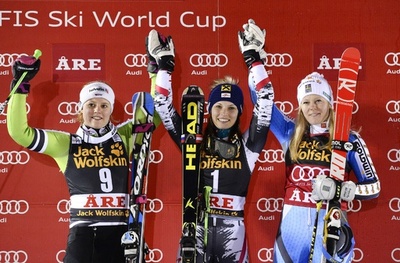 フェニンガーが女子大回転で連勝、アルペンスキーW杯