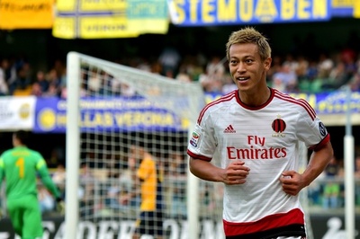 本田が2得点！ ミラン勝利で4位浮上