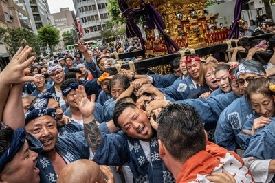 Tsukiji Shishi Matsuri festival held in Tokyo