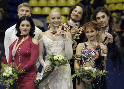 ドムニナ／シャバリン組 欧州選手権アイスダンスで逆転優勝