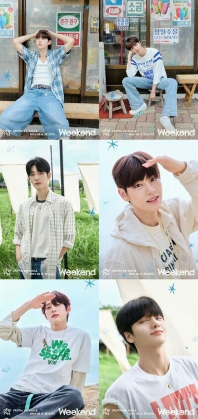 DRIPPIN、5thシングル「Weekend」のコンセプトフォト公開