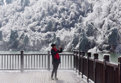 数十年ぶりの大寒波襲来、震える中国