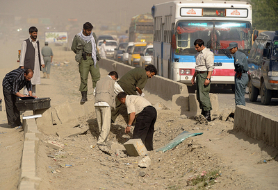 アフガニスタンで遠隔操作の爆弾が爆発、女性1人死亡