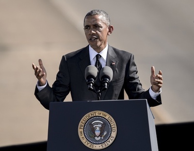 「セルマ大行進」から50年、オバマ米大統領が演説