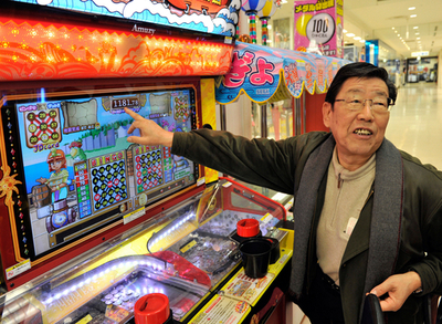ゲームセンターに進出するシニア世代