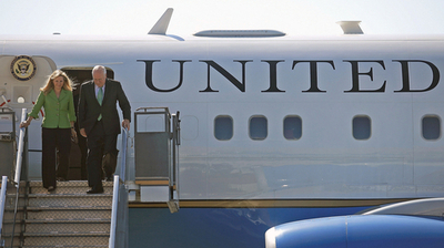 中東歴訪中の米副大統領、ヨルダン到着 - ヨルダン