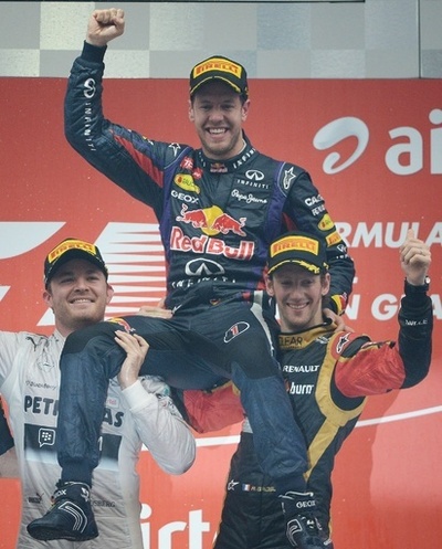 ベッテルとレッドブルが総合4連覇を達成 インドGP