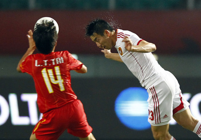 上海申花、ヴィツェルに「踏みつけ行為」の中国代表に厳罰