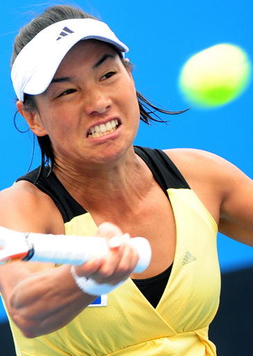 クルム伊達 初戦敗退、全豪オープンテニス