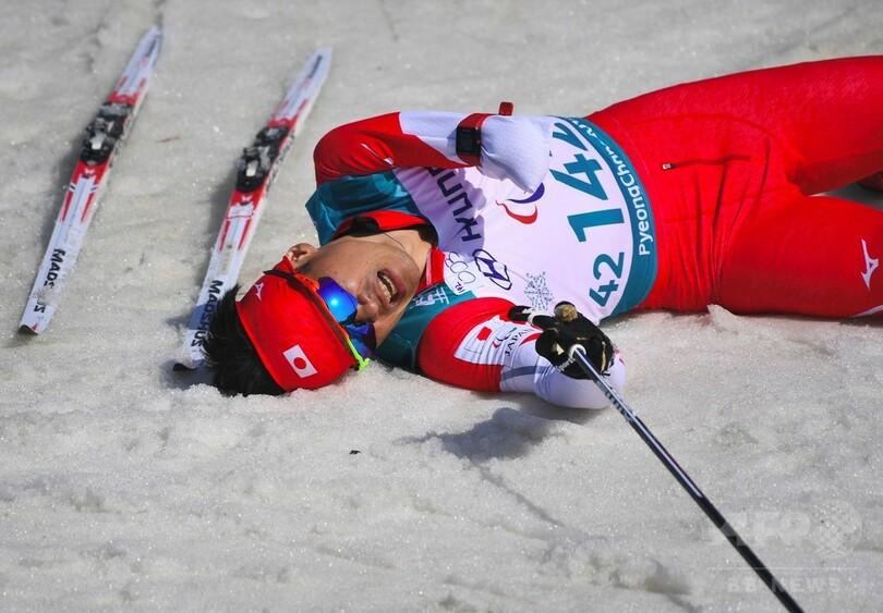 新田佳浩が銀メダル獲得、クロカン男子 平昌パラ