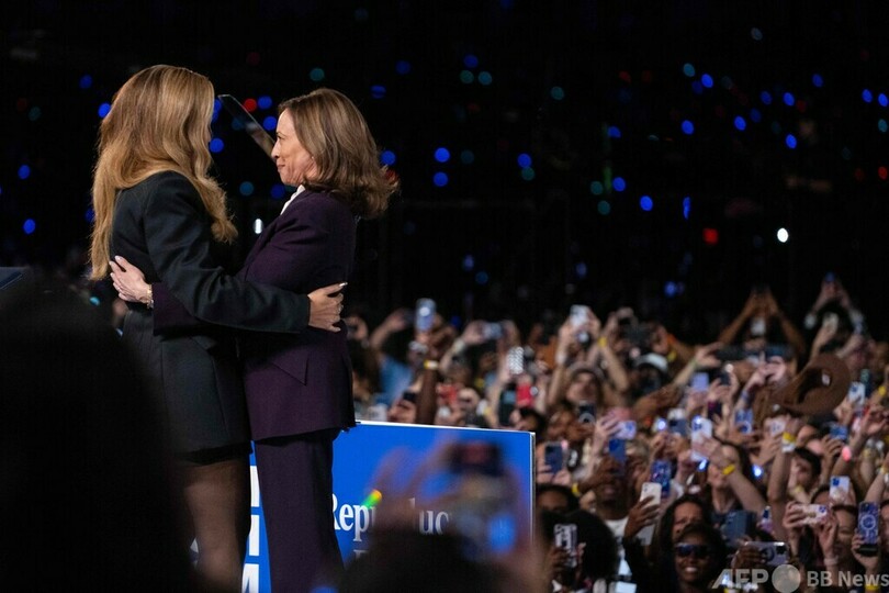 ビヨンセさん、ハリス氏集会で支持表明 妊娠中絶の権利訴え