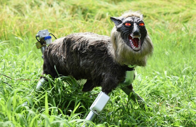 害獣対策ロボ「スーパーモンスターウルフ」 千葉