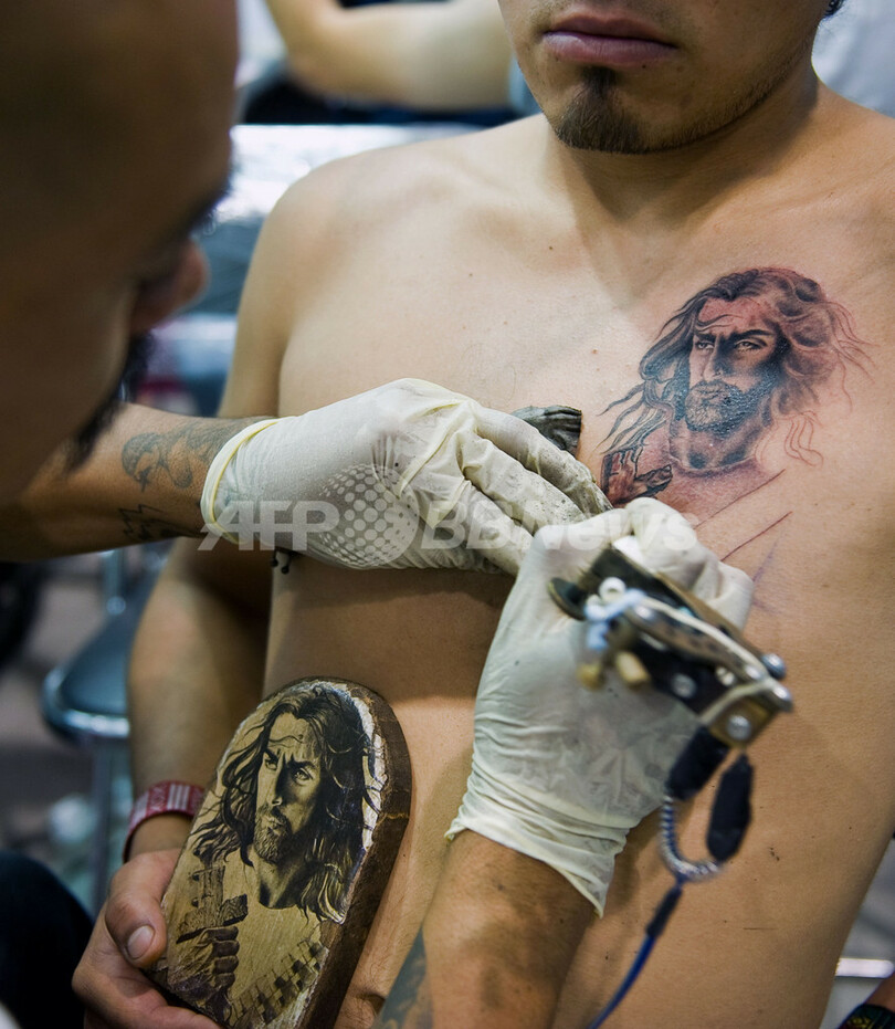 国際タトゥー大会 彫り師が腕前を披露 写真10枚 国際ニュース Afpbb News