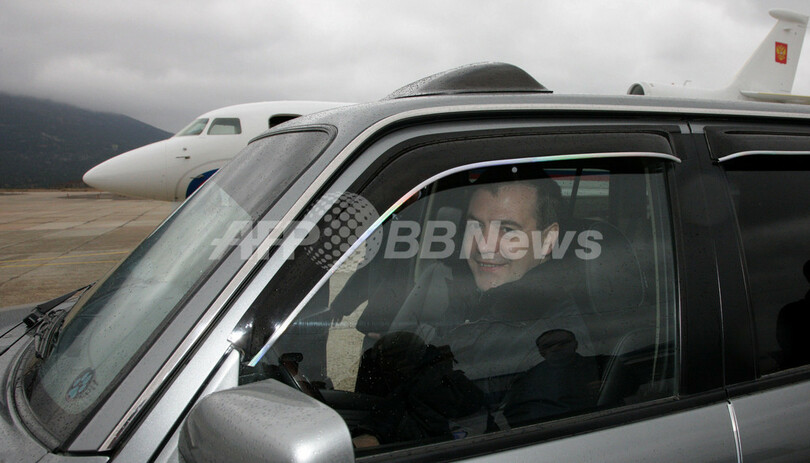 メドベージェフ露大統領、国後島を訪問