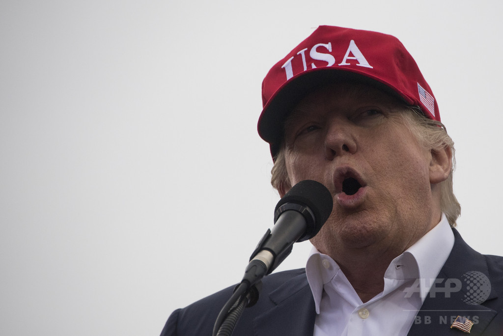 トランプ氏「前代未聞の」スペルミス、ネットユーザー大喜び トランプ氏「前代未聞の」スペルミス、ネットユーザー大喜び