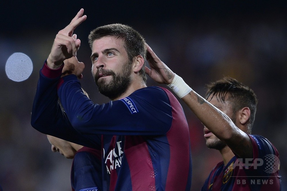 バルセロナ、ピケの得点でアポエルに辛勝 欧州CL 写真12枚 国際