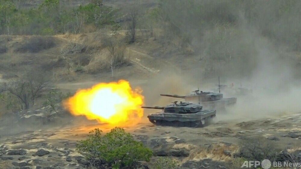 動画:インドネシアで合同軍事演習 陸自も参加 写真1枚 国際ニュース:AFPBB News