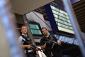 ドイツ・ミュンヘンのショッピングモールでの乱射事件を受けて、ミュンヘン中央駅に配備された警官（2016年7月22日撮影）。(c)AFP/DPA/Andreas Gebert