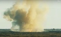 米テキサス州ボカチカで、米宇宙開発企業スペースXが行った巨大宇宙船「スターシップ」の高高度飛行試験で、着陸に失敗し爆発する試験機「SN8」。スペースXが撮影・公開した動画より（2020年12月9日撮影）。(c)AFP PHOTO / SPACE X 