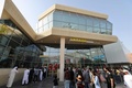 ドバイ万博のウクライナ館。アラブ首長国連邦（UAE）ドバイで（2022年2月27日撮影）。(c)Giuseppe CACACE / AFP