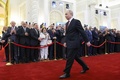 ロシア・モスクワのクレムリンで就任式に臨むウラジーミル・プーチン大統領。スプートニク提供（2024年5月7日提供）。(c)Artem Geodakyan / POOL / AFP