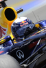 11F1第8戦欧州GP（European Grand Prix 2011）予選。予選に臨むレッドブル（Red Bull）のセバスチャン・ベッテル（Sebastian Vettel、2011年6月25日撮影）。(c)AFP/JAVIER SORIANO