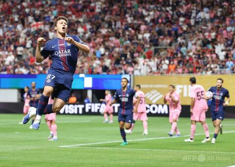 PSGがメッシ擁するマイアミ圧倒 バイエルンとの準々決勝へ クラブW杯