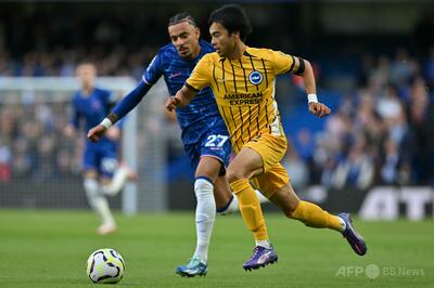 三笘薫が3戦連発弾 ブライトンはサウサンプトンに4発快勝