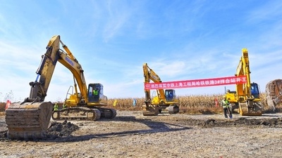 中国最北の高速鉄道、全線着工