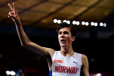 ノルウェーの17歳が欧州選手権男子5000m制覇、1500mとの2冠達成