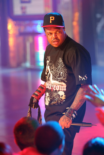 MTV「Total Request Live」スリー・6・マフィアがパフォーマンスを披露