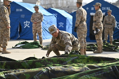 甘粛省、青海省に複数の救援部隊を派遣