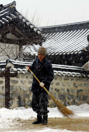 ソウルで積雪、大雪の予報